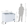 Polar Refrigeration  Zamrażarka skrzyniowa z pokrywą przesuwną 270L, -24 do -18°C, Polar GM499 G-serie