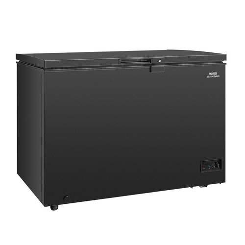 Nisbets Essentials Zamrażarka skrzyniowa z pokrywą stała 282L, -24 do -18°C, Nisbets Essentials DA536 Nisbets Essentials Zamrażarka skrzyniowa z pokrywą stała 282L, -24 do -18°C, Nisbets Essentials DA536