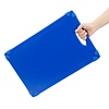 Hygiplas Deska do krojenia HACCP 458x306x(h)12 mm, z polietylenu niebieska, Hygiplas HW006 Commercial Grip