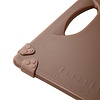 Hygiplas Deska do krojenia HACCP 458x306x(h)12 mm, z polietylenu brązowa, Hygiplas HW003 Commercial Grip