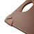 Hygiplas Deska do krojenia HACCP 458x306x(h)12 mm, z polietylenu brązowa, Hygiplas HW003 Commercial Grip