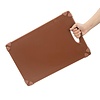 Hygiplas Deska do krojenia HACCP 458x306x(h)12 mm, z polietylenu brązowa, Hygiplas HW003 Commercial Grip