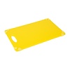 Hygiplas Deska do krojenia HACCP 458x306x(h)12 mm, z polietylenu żółta, Hygiplas HW007 Commercial Grip