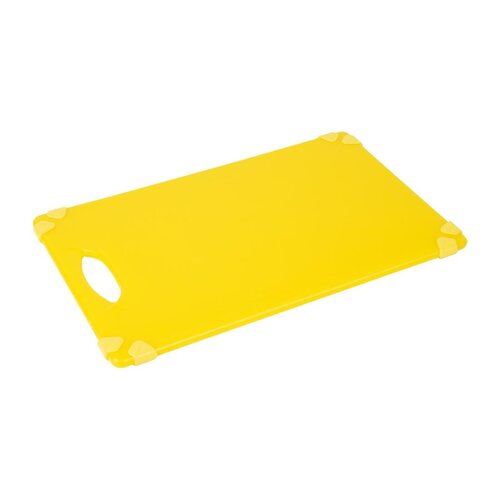 Hygiplas Deska do krojenia HACCP 458x306x(h)12 mm, z polietylenu żółta, Hygiplas HW007 Commercial Grip Hygiplas Deska do krojenia HACCP 458x306x(h)12 mm, z polietylenu żółta, Hygiplas HW007 Commercial Grip