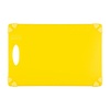 Hygiplas Deska do krojenia HACCP 458x306x(h)12 mm, z polietylenu żółta, Hygiplas HW007 Commercial Grip