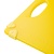 Hygiplas Deska do krojenia HACCP 458x306x(h)12 mm, z polietylenu żółta, Hygiplas HW007 Commercial Grip