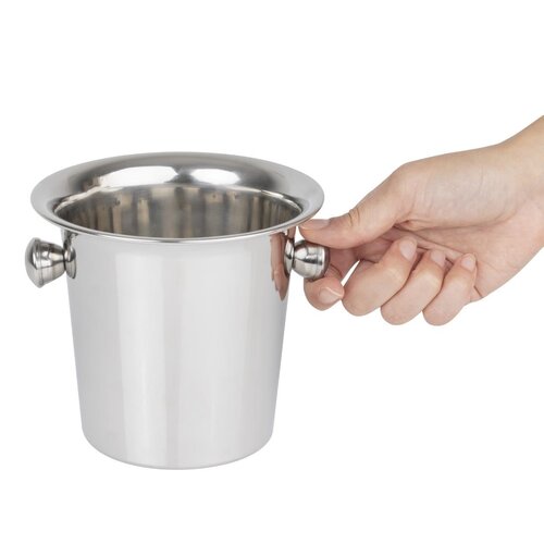 Olympia Wiaderko ze stali nierdzewnej do szampana 1.061L, 130x(h)143 mm, Olympia HY516 Olympia Wiaderko ze stali nierdzewnej do szampana 1.061L, 130x(h)143 mm, Olympia HY516