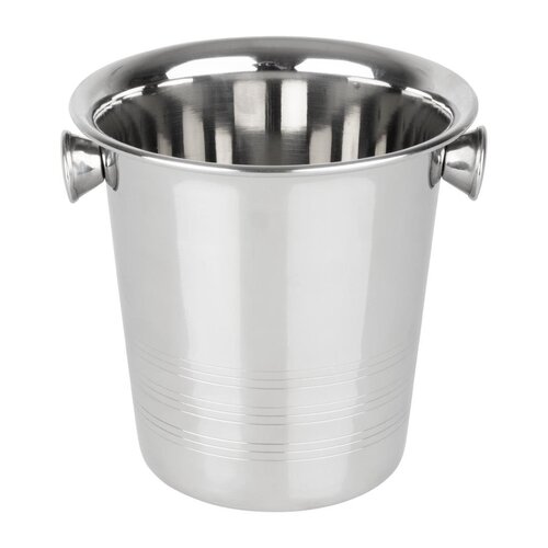 Olympia Wiaderko ze stali nierdzewnej do szampana 1.05L, 139x(h)136 mm, Olympia HY121 Olympia Wiaderko ze stali nierdzewnej do szampana 1.05L, 139x(h)136 mm, Olympia HY121