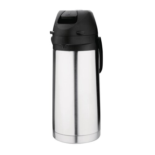 Nisbets Essentials Termos z pompką 1.9L, ze stali nierdzewnej, Nisbets Essentials DG141 Nisbets Essentials Termos z pompką 1.9L, ze stali nierdzewnej, Nisbets Essentials DG141