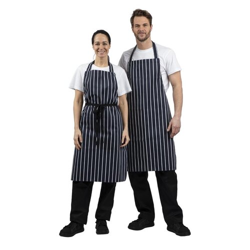 Whites Chefs Clothing Fartuch 960x710 mm, Whites Chefs Clothing SA820, niebieski (5 szt.)