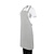 Whites Chefs Clothing Fartuch 950x700 mm, Whites Chefs Clothing BA111, szary