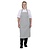 Whites Chefs Clothing Fartuch 950x700 mm, Whites Chefs Clothing BA111, szary