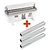 Wrapmaster Dyspenser do folii spożywczej 305 mm, z 3 rolkami folii 300m, Wrapmaster S568