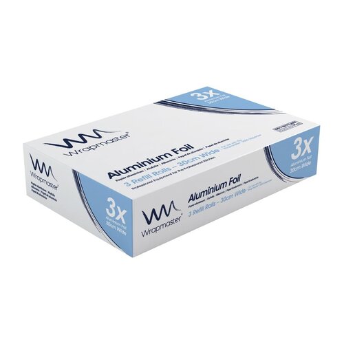Wrapmaster Folia aluminiowa 30cmx90m, Wrapmaster J370 (3 szt.) Wrapmaster Folia aluminiowa 30cmx90m, Wrapmaster J370 (3 szt.)