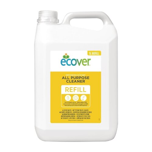 Ecover Uniwersalny środek czyszczący w koncentracie o zapachu trawy cytrynowej 5L, Ecover CX190 Ecover Uniwersalny środek czyszczący w koncentracie o zapachu trawy cytrynowej 5L, Ecover CX190