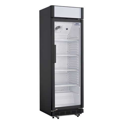Nisbets Essentials Szafa chłodnicza przeszklona 346L, 0 do 10°C, Nisbets Essentials CJ794 635x620x(h)1935 mm, agregat dolny Nisbets Essentials Szafa chłodnicza przeszklona 346L, 0 do 10°C, Nisbets Essentials CJ794 635x620x(h)1935 mm, agregat dolny
