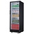 Nisbets Essentials Szafa chłodnicza przeszklona 346L, 0 do 10°C, Nisbets Essentials DG280 635x620x(h)1732 mm, agregat dolny