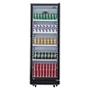 Nisbets Essentials Szafa chłodnicza przeszklona 346L, 0 do 10°C, Nisbets Essentials DG280 635x620x(h)1732 mm, agregat dolny