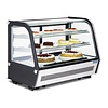 Polar Refrigeration  Witryna chłodnicza prostokątna 160L, 0 do 12°C, 270W, z szybą giętą Polar G-Series GP291, 568x886x(h)686 mm