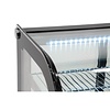 Polar Refrigeration  Witryna chłodnicza prostokątna 160L, 0 do 12°C, 270W, z szybą giętą Polar G-Series GP291, 568x886x(h)686 mm
