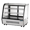 Polar Refrigeration  Witryna chłodnicza prostokątna 120L, 0 do 12°C, 160W, z szybą giętą Polar G-Series GP292, 568x696x(h)686 mm