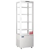 Polar Refrigeration  Witryna chłodnicza kwadratowa 235L, 0 do 12°C, 375W, z prostą szybą Polar C-Series CX575, 485x515x(h)1690 mm