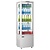 Polar Refrigeration  Witryna chłodnicza kwadratowa 235L, 0 do 12°C, 375W, z prostą szybą Polar C-Series CX575, 485x515x(h)1690 mm
