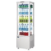 Polar Refrigeration  Witryna chłodnicza kwadratowa 235L, 0 do 12°C, 375W, z prostą szybą Polar C-Series CX575, 485x515x(h)1690 mm
