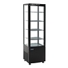 Polar Refrigeration  Witryna chłodnicza kwadratowa 235L, 0 do 12°C, 375W, z prostą szybą Polar C-Series CX573, 485x515x(h)1690 mm