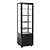 Polar Refrigeration  Witryna chłodnicza kwadratowa 235L, 0 do 12°C, 375W, z prostą szybą Polar C-Series CX573, 485x515x(h)1690 mm