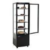 Polar Refrigeration  Witryna chłodnicza kwadratowa 235L, 0 do 12°C, 375W, z prostą szybą Polar C-Series CX573, 485x515x(h)1690 mm