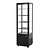 Polar Refrigeration  Witryna chłodnicza kwadratowa 235L, 0 do 12°C, 375W, z prostą szybą Polar C-Series CX573, 485x515x(h)1690 mm