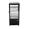 Polar Refrigeration  Witryna chłodnicza kwadratowa 86L, 0 do 12°C, 180W, z prostą szybą Polar C-Series CX574, 429x429x(h)980 mm