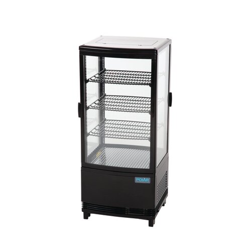 Polar Refrigeration Witryna chłodnicza kwadratowa 86L, 0 do 12°C, 180W, z prostą szybą Polar C-Series CX574, 429x429x(h)980 mm Polar Refrigeration Witryna chłodnicza kwadratowa 86L, 0 do 12°C, 180W, z prostą szybą Polar C-Series CX574, 429x429x(h)980 mm