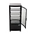 Polar Refrigeration  Witryna chłodnicza kwadratowa 86L, 0 do 12°C, 180W, z prostą szybą Polar C-Series CX574, 429x429x(h)980 mm