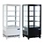Polar Refrigeration  Witryna chłodnicza kwadratowa 86L, 0 do 12°C, 180W, z prostą szybą Polar C-Series CX574, 429x429x(h)980 mm
