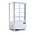 Polar Refrigeration  Witryna chłodnicza kwadratowa 68L, 0 do 12°C, 180W, z prostą szybą Polar C-Series CX578, 386x428x(h)885 mm