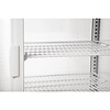 Polar Refrigeration  Witryna chłodnicza kwadratowa 68L, 0 do 12°C, 180W, z prostą szybą Polar C-Series CX578, 386x428x(h)885 mm