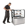 Polar Refrigeration  Witryna chłodnicza prostokątna 270L, 2 do 8°C, 480W, z szybą giętą Polar G-Series GP294, 675x915x(h)1215 mm