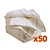 Vogue Ścierki bawełniane 457x711 mm, białe, Vogue S114 (50 szt.)