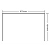 Nisbets Essentials Ścierki kuchenne 670x430 mm, Nisbets Essentials DA059 (5 szt.)