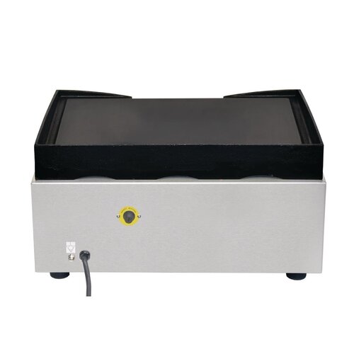 Buffalo Elektryczna płyta grillowa ryflowana, żeliwna, do 300°C, 1.8kW, 230V, Buffalo CU965 Buffalo Elektryczna płyta grillowa ryflowana, żeliwna, do 300°C, 1.8kW, 230V, Buffalo CU965