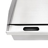 Nisbets Essentials Elektryczna płyta grillowa 480x310 mm, gładka, do 300°C, 3kW, 230V, Nisbets Essentials DA397