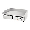Nisbets Essentials Elektryczna płyta grillowa 480x310 mm, gładka, do 300°C, 3kW, 230V, Nisbets Essentials DA397