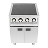 Buffalo Elektryczna płyta grillowa gładka, 6kW, Buffalo 600 Serie SA807