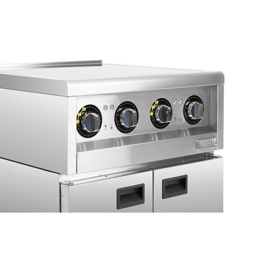 Buffalo Elektryczna płyta grillowa gładka, 6kW, Buffalo 600 Serie SA807