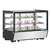 Polar Refrigeration  Witryna chłodnicza prostokątna 160L, 0 do 12°C, 160W, z prostą szybą Polar G-Series PG004, 568x880x(h)686 mm