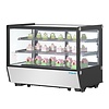 Polar Refrigeration  Witryna chłodnicza prostokątna 160L, 0 do 12°C, 160W, z prostą szybą Polar G-Series PG004, 568x880x(h)686 mm
