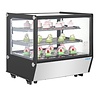 Polar Refrigeration  Witryna chłodnicza prostokątna 120L, 0 do 12°C, 160W, z prostą szybą Polar G-Series PG003, 568x702x(h)686 mm