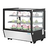 Polar Refrigeration  Witryna chłodnicza prostokątna 120L, 0 do 12°C, 160W, z prostą szybą Polar G-Series PG003, 568x702x(h)686 mm